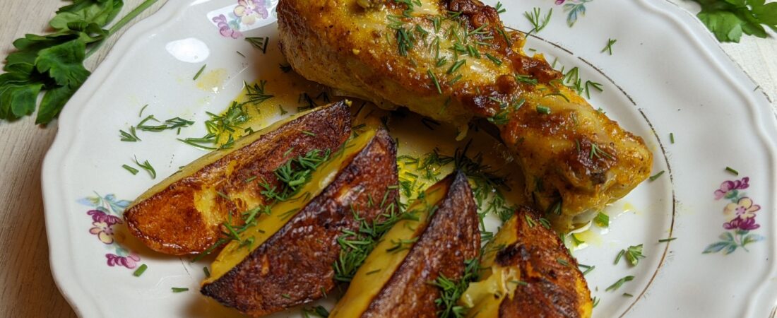 Pollo al horno con patatas: receta casera jugosa y fácil