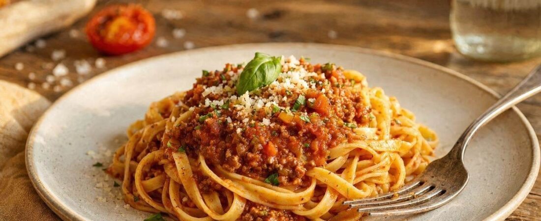 Pasta boloñesa casera: receta italiana tradicional y sabrosa