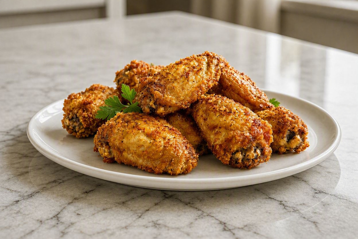 Alitas de pollo en air fryer: receta fácil y crujiente