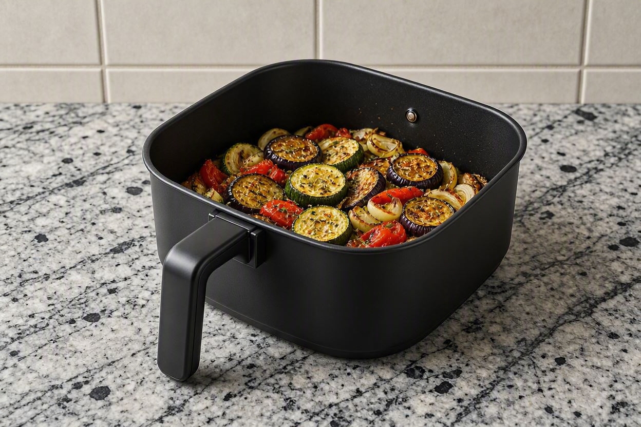 Verduras asadas en air fryer: receta fácil y saludable
